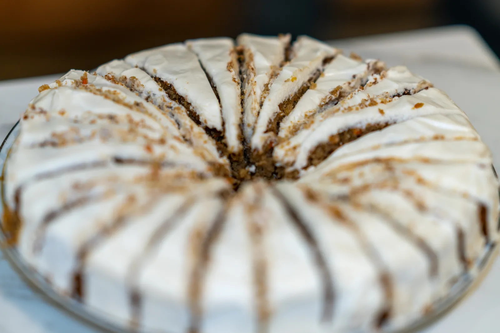 A cinnamon-dusted bundt cake