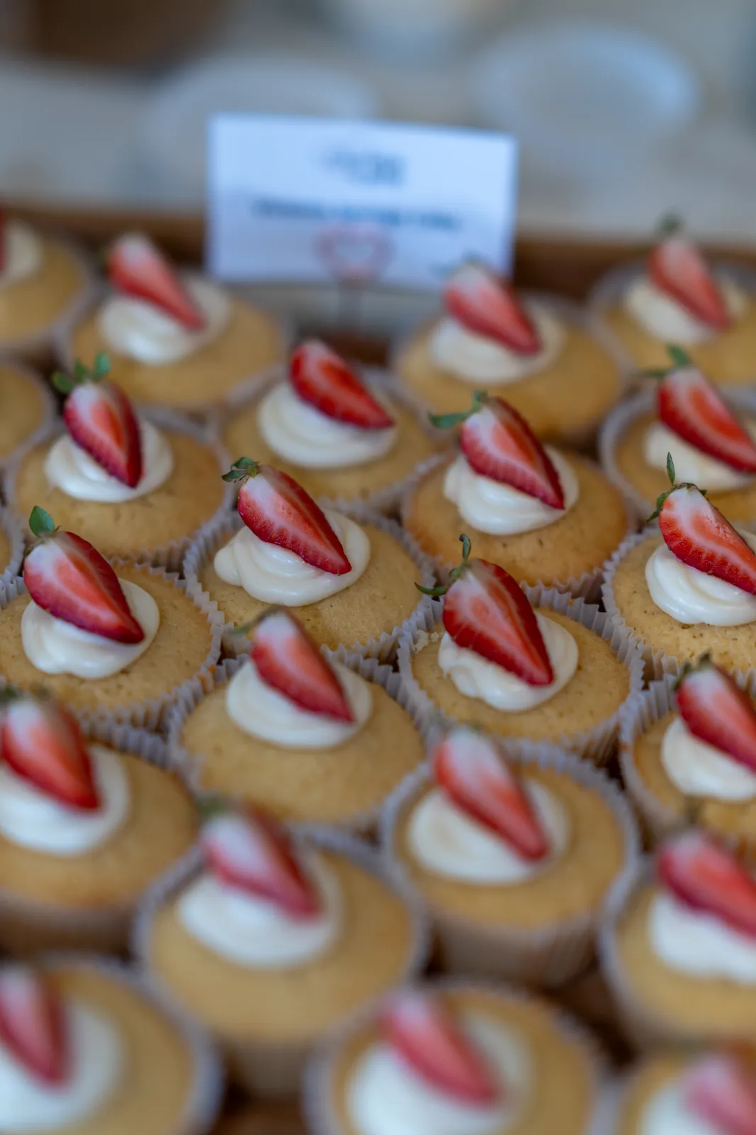 Strawberry cream tarts